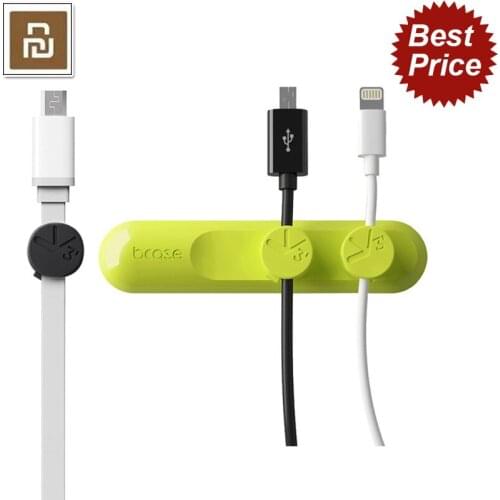 Original xiaomi Bcase TUP Magnetic smart home Desktop Cable Clips Cord Tiny 3 Size in 1 Wire Cable Winder Organizer holder