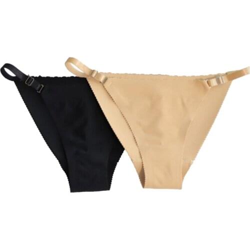 Sexy Women Sponge Stable Padded Fake Ass Panties Adjusted Strap Hip Butt Lifter Underwear Lady Push Up Seamless BIkini Briefs
