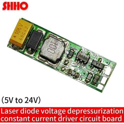 Laser diode voltage depressurization driver board suitable for 400nm to 980nm laser diode driver PCB ACC mode 5V to24V