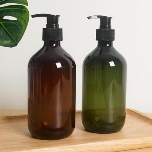 300ml Portable Bathroom Soap Dispensers Lotion Shampoo Shower Gel Holder Soap Dispenser Empty Bath Pump Bottle For Home