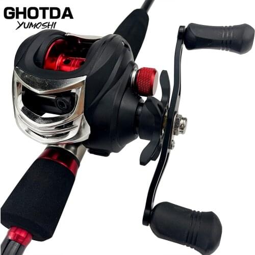 Baitcasting Fishing Reel High Speed 7.2:1 Gear Ratio Carp Fishing Reel Spinning 18+1 Ball Bearing Baitcaster Tackle