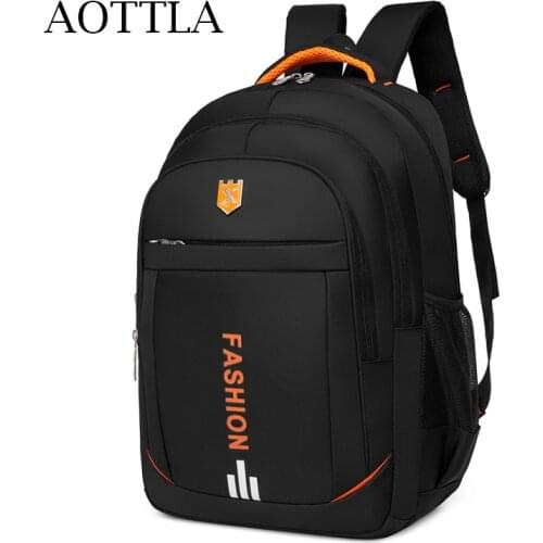 AOTTLA Backpacks For Male Classics Multifunction Laptop Backpack Brand Men Shoulder Bag Oxford Waterproof For Men Travel Packbag