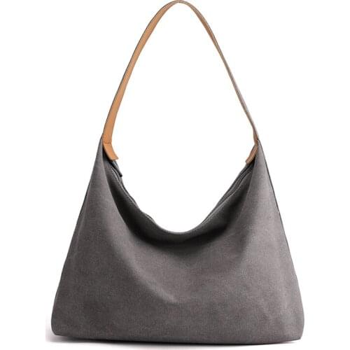 Portable Canvas Shoulder Bag For Luxury Handbags Women Bags Designer 2021 Large Capacity Excursion Wallet And Handbag Black Sac