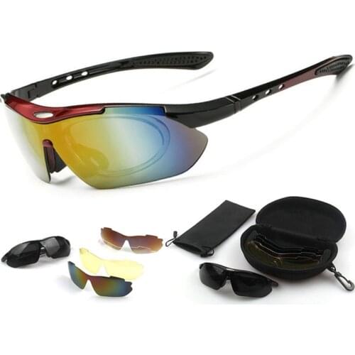 Cycling Glasses UV400 Outdoor Ridding Goggle Sunglasses Sports Glasses For Bicycle 5Lines Men Women Cycling Eyewear