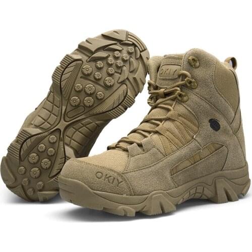 Military boots mens combat boots high-top training boots military boots tactical boots outdoor warm hiking boots