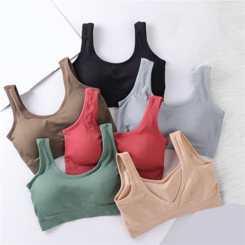Bra Women Fashion Girls Yoga Tops Sport Bra Fitness Breathable Yoga Running Sport Bra Cotton Women Tops Sujetador Deportivo