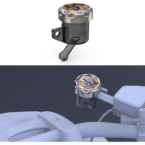 1PCS Stainless Steel Motorcycle Oil Cup Modified Parts Liquid Fluid Bottle Reservoir Tank Cup Front Brake Sports Brake Pump