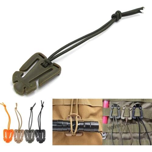 1Pc Tactical Molle Strap EDC Outdoor Backpack Bag Webbing Carabiner Buckle Clip Lowest Price