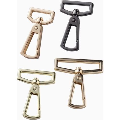 12pcs 20/25/31/38mm Bag Strap Hook Buckle Metal Swivel Lobster Sanp Clasp DIY Webbing Hook KeyChain Trigger Buckles Accessory