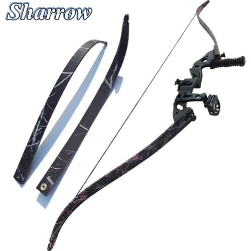 60inch Archery Recurve Bow 35-45lbs Takedown Bow with Stabilizer,Bow Sight,and Arrow Rest Shooting Slingshot Crossbow Hunting