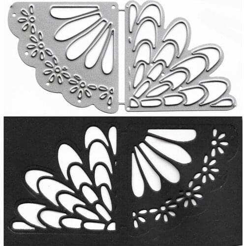 Butterfly Cutting Die Scrapbooking 2PCS Slimline Card Dies Embossing Folder Paper Craft Mold Clear Stamps And Dies New Arrival