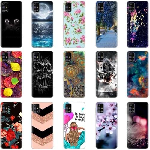 For Samsung Galaxy M31s Case Silicone Soft Back Cover Phone Case for Samsung M31s SM-M317F/DS M31 Case Cover Protective Shell