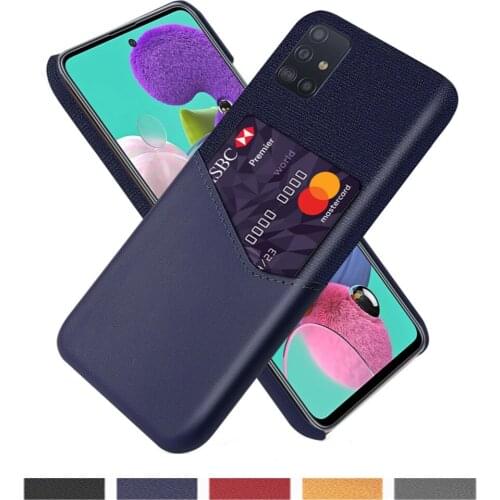 Card Slots Cover Funda For Samsung A51 A71 4G Coque Business Leather Case For Galaxy A 71 51 5G Capa