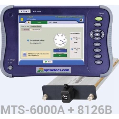 DHL Free Shipping JDSU/ Viavi T-BERD/ MTS-6000A SM E8126B module 1310/1550nm 41/40dB OTDR multi languages Viavi MTS-6000 OTDR