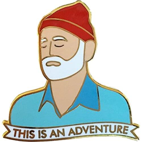 Steve Zissou Enamel Pin
