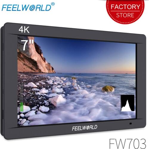 Feelworld Full HD 1920x1200 IPS 7 inch 3G SDI 4K HDMI Camera Field Monitor LCD Monitor Display for DSLR Cameras Stabilizer FW703