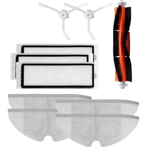HEPA Filter Vacuum Cleaners Parts Accessories Kits for Xiaomi Mi Robot 2 S50 S51 S5 S6 E20 Main Brush Side Brush Mop