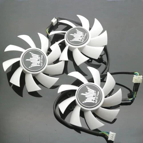 FY08015L12LPA 12V 0.30A 4Pin 75mm For GALAXY GEFORCE GTX750TI GTX760 GTX950 GTX960 TI HOF Graphics Card Cooler Cooling Fan