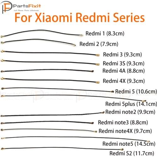 2pcs/lot Wifi Antenna Flex Signal Cable Wifi Signal Flex for Xiaomi Redmi 1 2 3 3S Redmi5 plus Redmi Note 2 3 4X 5 S2 Wifi Flex