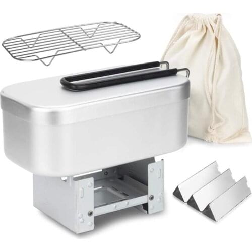 HOT 5PCS Set, Camping Cooker Supplies, Aluminum Lunch Box, Deburring Removed, Rice Cooking, For Daily Life Outdoor