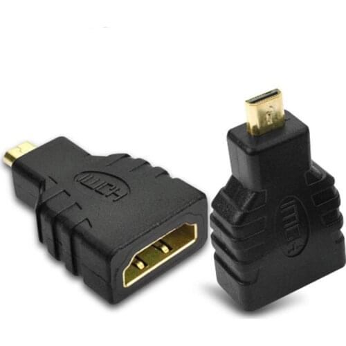 HDMI Adapter Gold Plated Mini HDMI to HDMI Adapter Male to Female Converter for HDTV 1080P