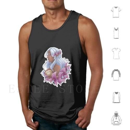 Altean Princess Tank Tops Vest Cotton Allura Princess Allura Voltron Voltron Vld Allura Voltron Lingerie Bra Lillies Pearls