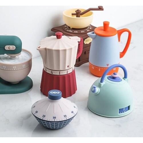 Cute Kitchen Timer Creative Modeling Timer Time Reminder Baking Alarm Clock Learning Exam Time Simple Operation Without Battery