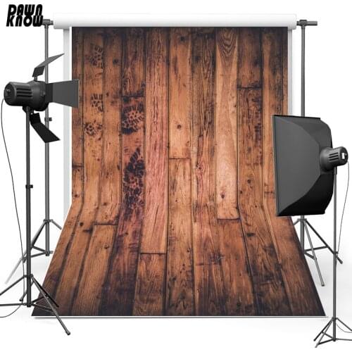 DAWNKNOW Woody Floor New Fabric Flannel Photography Background For Kids Wall Vinyl Backdrop For Child Photo studio Floor534