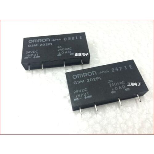 Original solid state relay G3M-202PL 24V 24VDC 24V 2A