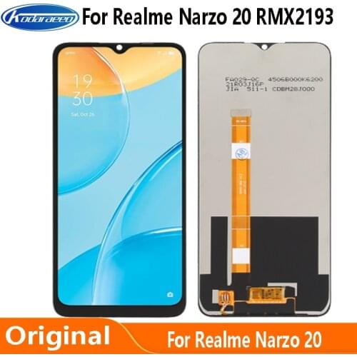 Original Display Replace 6.5" For Realme Narzo 20 RMX2193 LCD Touch Digitizer Screen Assembly