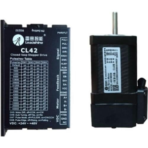 Orginal Leadshine nema17 0.8NM Closed loop Hybrid servo driver kit CL42 and 42CME08 stepping motor drive 42mm