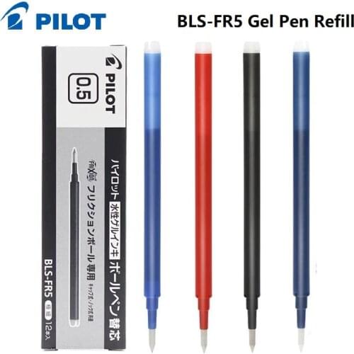 Pilot BLS-FR5 0.5mm Erasable Gel Pen Refills Black/Blue/Red/Dark Blue 1 Piece