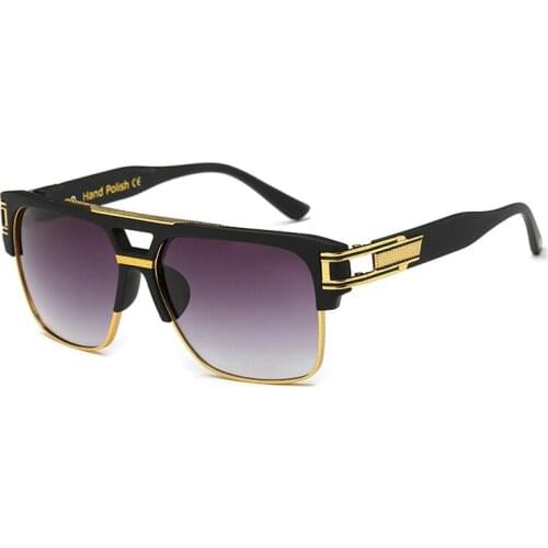 Retro Sunglasses Fashion Wholesale Mens Sunglass Women Cool Metal Shade Party Eyewear Shopping Sun Glasses For Driving 97123FD