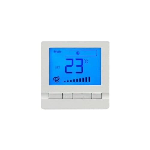 Heating/cooling thermostat 220V for HVAC systems to control valve or air damper, warm floor heating temperature controller