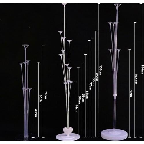Birthday Party Balloons Stand Balloon Holder Column Plastic Balloon Stick Birthday Party Decorations Kids Adult Wedding Baloon