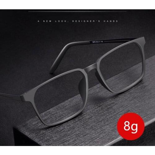 New Ultra-Light Pure Titanium Glasses Frame Men Optical Glasses Square Fashion Glasses Frame Prescription Glasses Female 8878