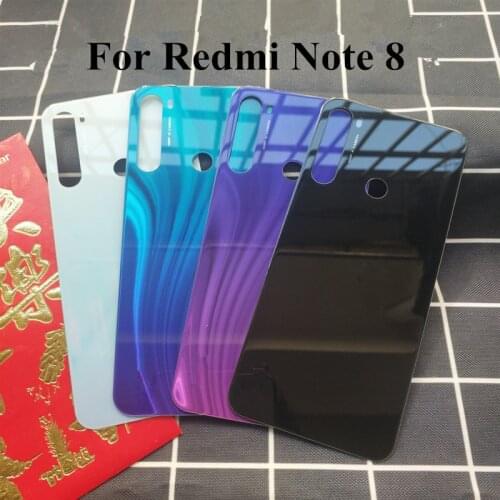 Back Glass Battery Cover Panel Rear Door Housing For Xiaomi Redmi Note 8 Pro