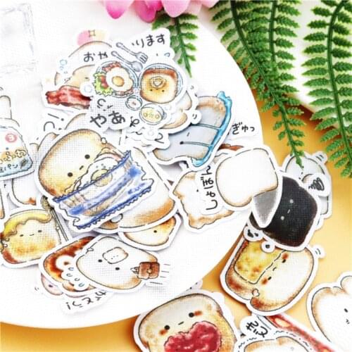 40pcs Creative Cute Self-made Bread Story scrapbooking for Phone Luggage Cartoon fairy Paper stickers / Waterproof stickers