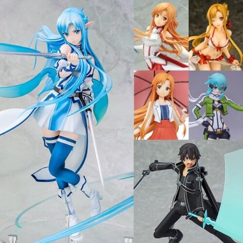 Anime Figure Toys Sword Art Online Yuuki Asuna 1/7 Scale ALO Ver. water Elf PVC Action Figure Toys Collection Model Gift