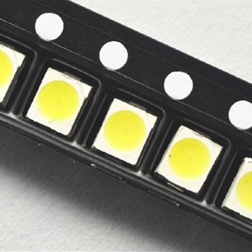 Free shipping 500PCS 1210 SMD LED 3528 high light WHITE light emitting diode light beads lamp , good quality
