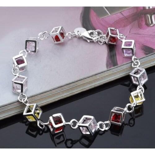 New Fashion Silver Color Jewelry Bracelet Fine Fashion Bracelet Top Quality Wholesale and Retail SMTH241 Bracelets for Women