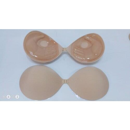 Thyme New Fashion Women 3CM Thick Section Adhedive Push Up Bra Strapless Silicone Invisible Bra
