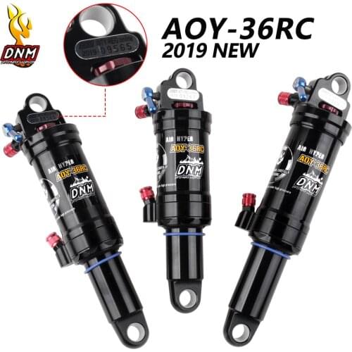 DNM AOY-36RC Mountain bike rear deceleration damper 165/190/200mm mountain bike air damper rebound/lock/air pressure adjustable