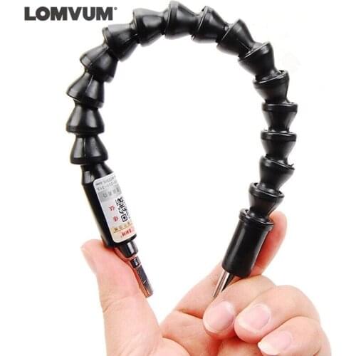 305mm electric screwdriver extension rod bent screwdriver universal rod adapter Electric drill Flexible Cardan shaft bit