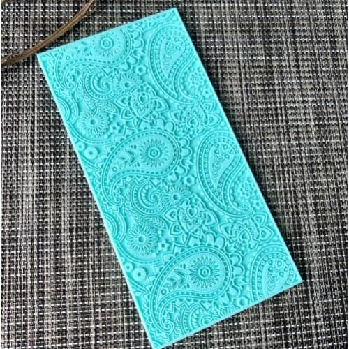 F5685 PRZY Fatima Soap Mat Silicone Soap Lace Mold Handmade Soap Fondant Cake Decoration DIY Aroma Mould Soap Making Moulds