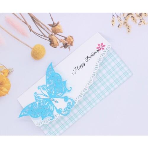 KLJUYP 3 Mini Slimline Border Metal Cutting Dies Scrapbook Paper Craft Decoration dies scrapbooking