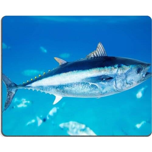 Mouse mat Gaming mouse pad) Mouse Pad Natural Rubber Mousepad Bluefin tuna Thunnus thynnus saltwater fish in mediterranean