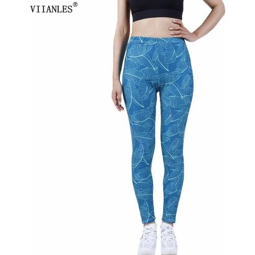 VIIANLES Leggings Women Printed Pants Gothic Spandex Trousers Sexy Womens Leggins Pants Casual Fashion Workout Tights Sport