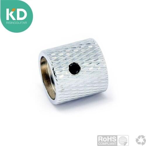 Guitar and Bass metal knob 3 pieces per lot flat top with screw adjust and match allen wrench