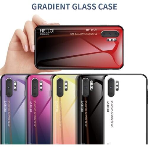 Fashion Stained Glass Phone Case for Samsung Galaxy Note 10 Plus Covers Coque for Samsung Note10Lite Note9 Note8 Anti-fall Case